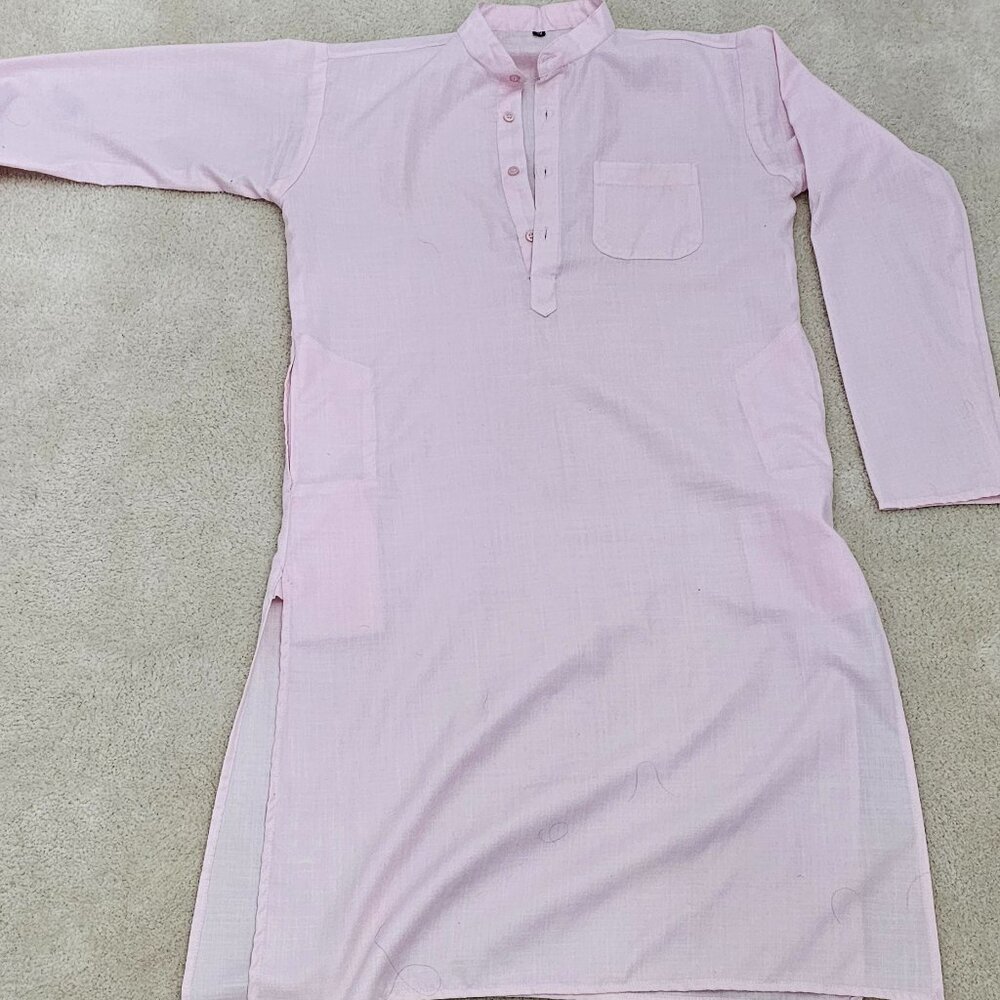 Pink Men's Kurtha top